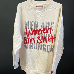 Women Run Shit CHNGE urban outfitters sweatshirt